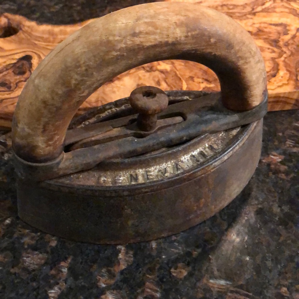 Antique Iron -wood detachable handle